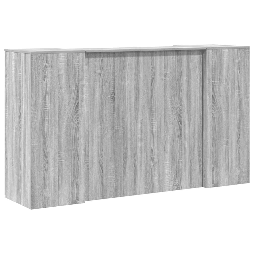 Receptiebalie 180X50X103,5 Cm Bewerkt Hout Eiken