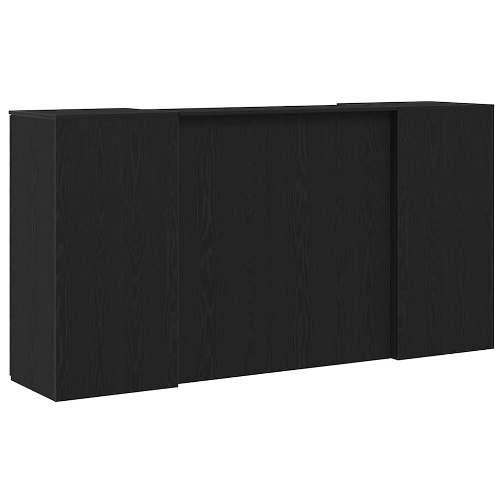 Receptiebalie 200X50X103,5 Cm Bewerkt Hout Eikenkleur