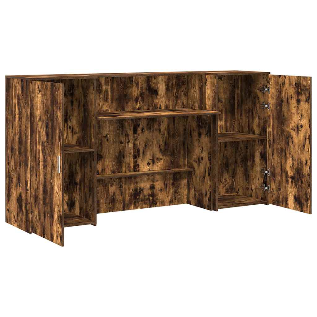 Receptiebalie 200X50X103,5 Cm Bewerkt Hout Kleurig