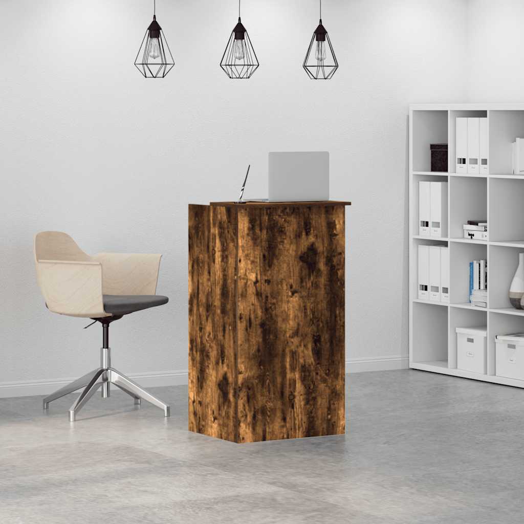 Receptiebalie 55X50X103,5 Cm Bewerkt Hout Kleurig