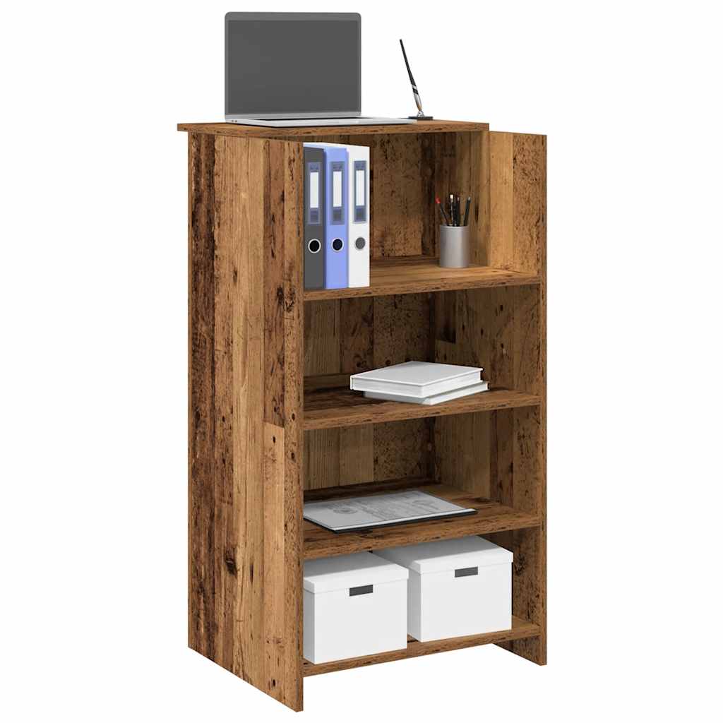 Receptiebalie 55X50X103,5 Cm Bewerkt Hout Kleurig
