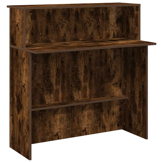 Receptiebalie 100X50X103,5 Cm Bewerkt Hout Kleurig