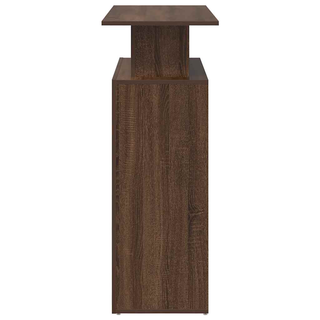 Receptiebalie 100X40X104 Cm Bewerkt Hout