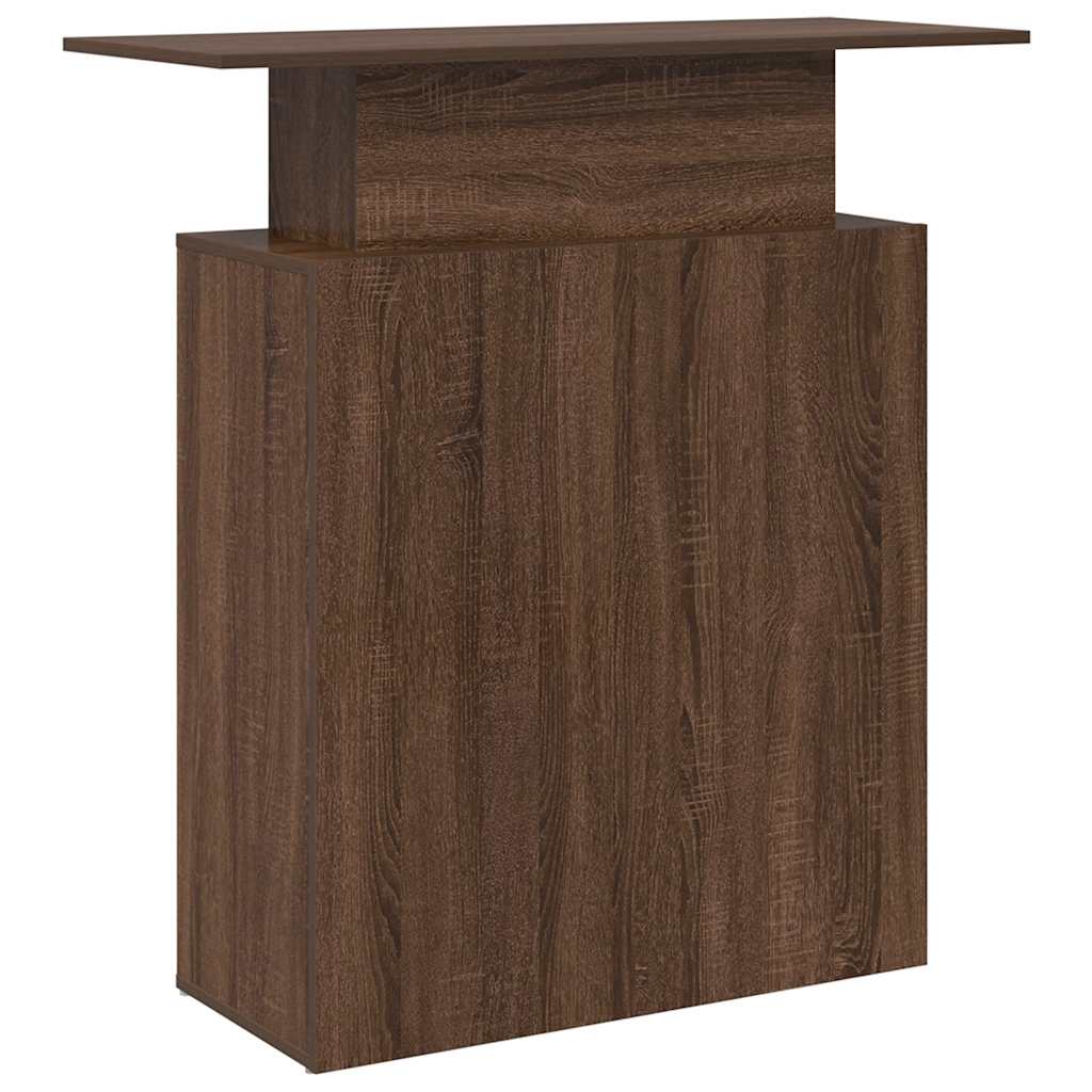 Receptiebalie 100X40X104 Cm Bewerkt Hout