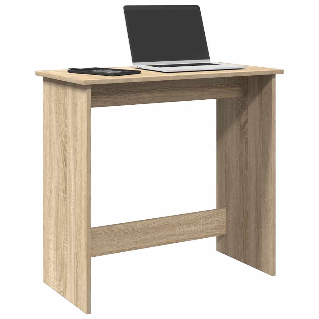 Bureau 80X40X75 Cm Bewerkt Hout Kleurig