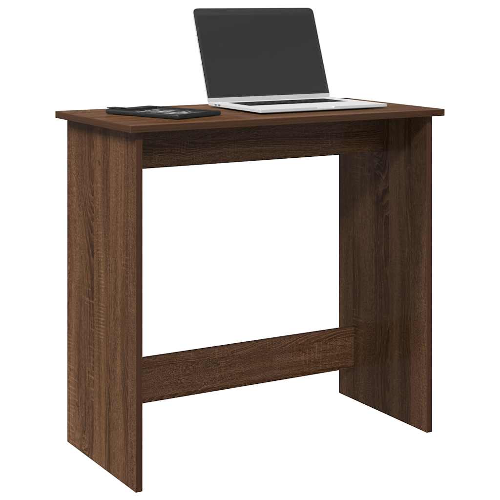 Bureau 80X40X75 Cm Bewerkt Hout Kleurig